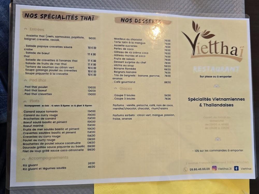 Vietthai - Menu Image 2